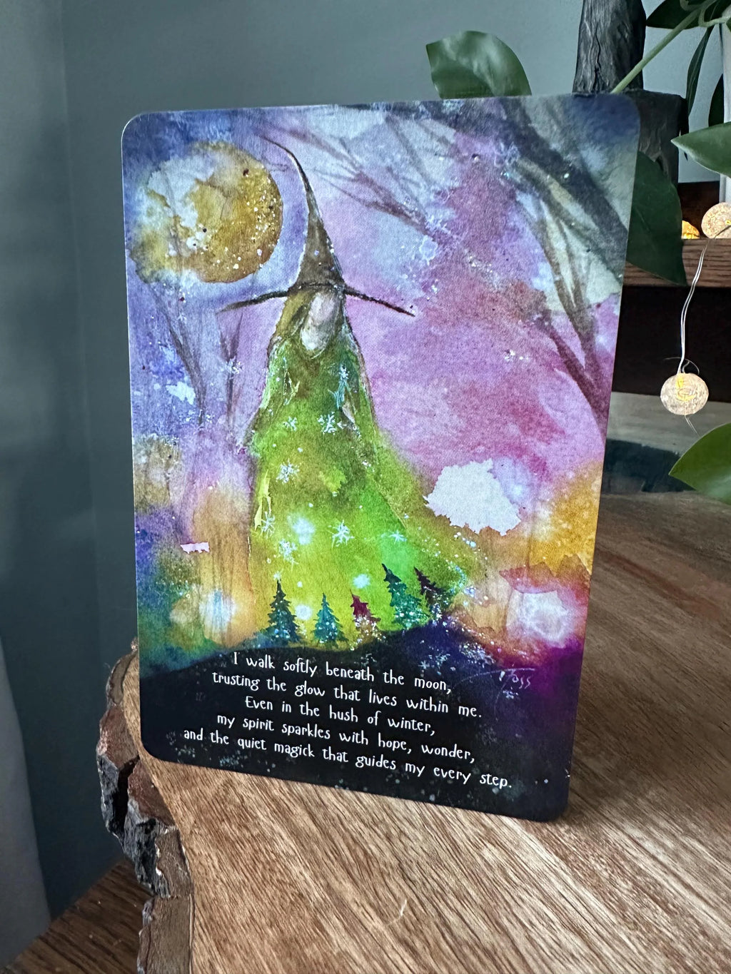 January '26 Single Affirmation Card - Witch Moon - Terri Ann Foss