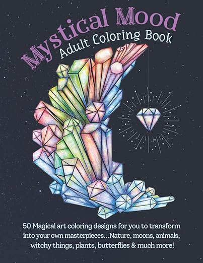 Terri Ann Foss - Amazon - Coloring Books - Mystic Moon Journal Note Cards - Favorite Art Tools
