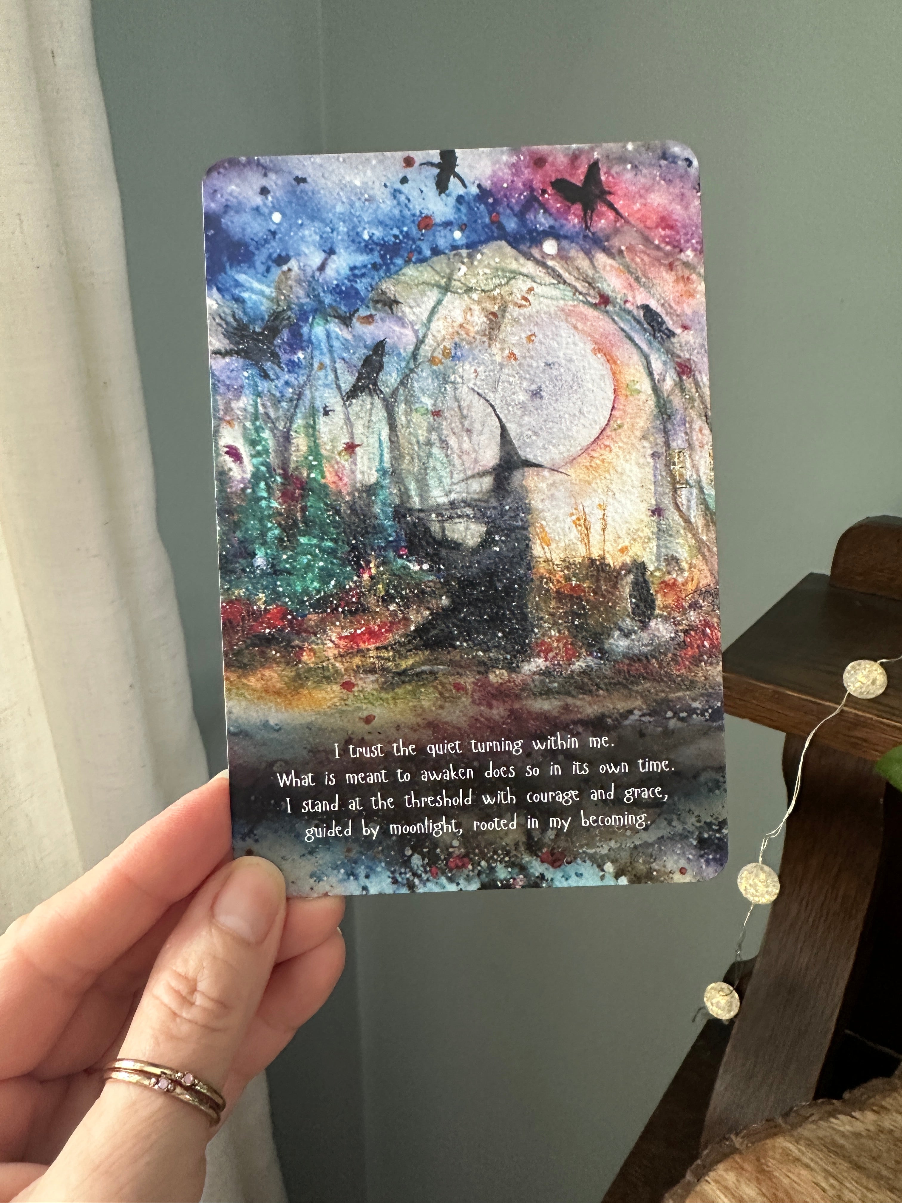 March '26 Single Affirmation Card - Witch Moon - Terri Ann Foss
