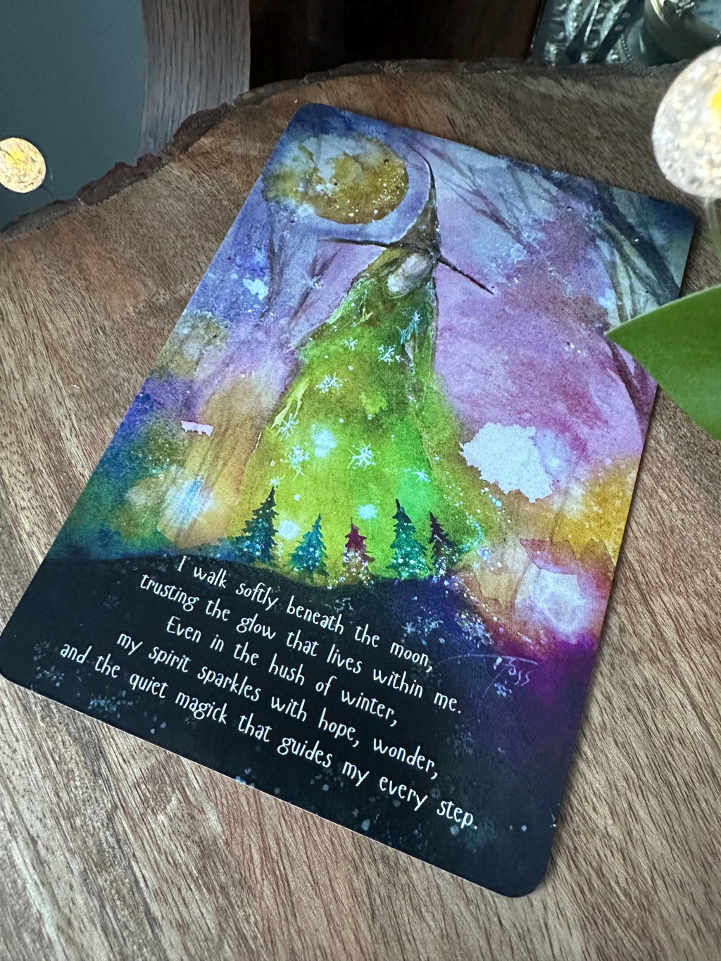 January '26 Single Affirmation Card - Witch Moon - Terri Ann Foss