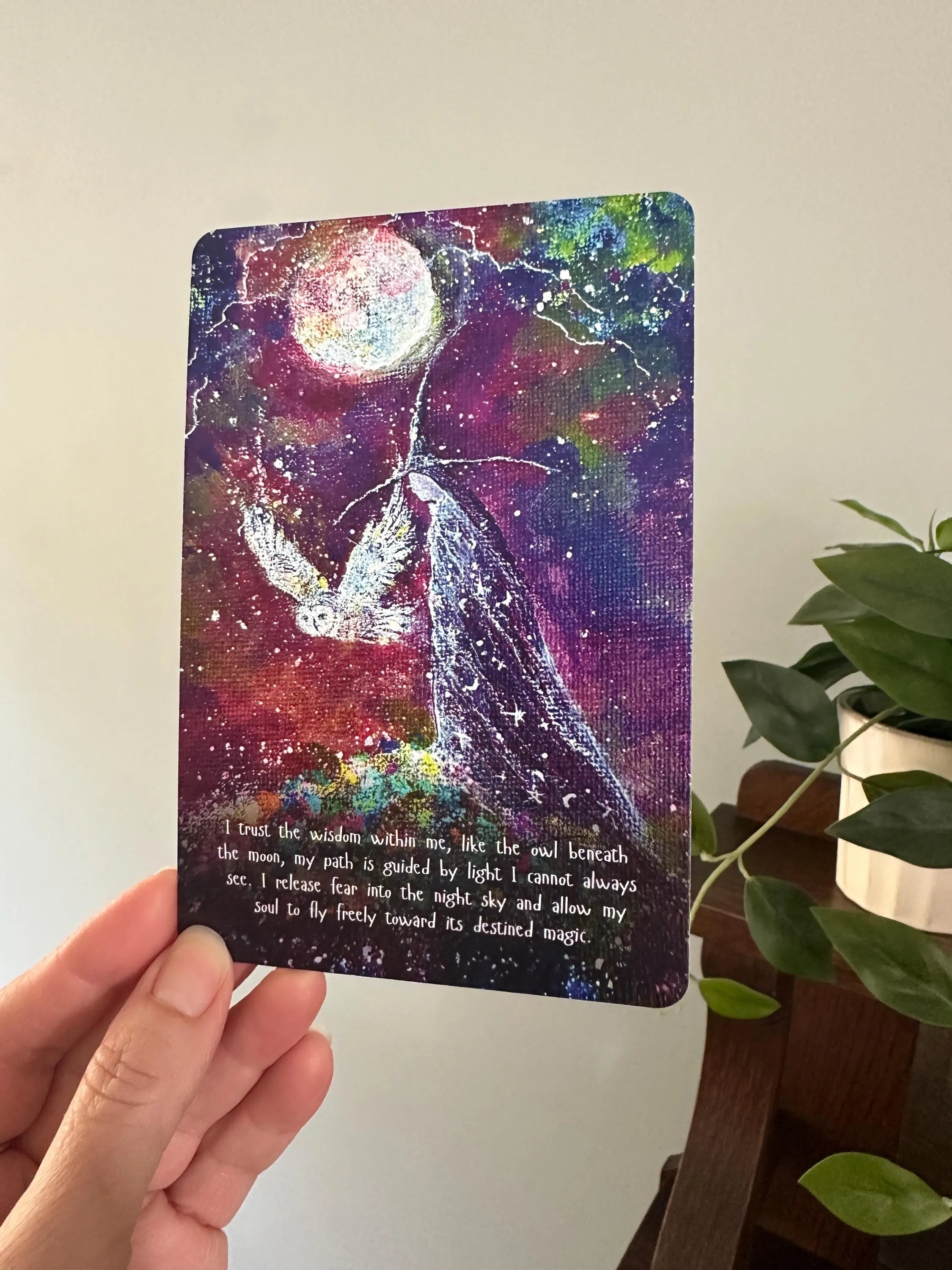 April '26 Single Affirmation Card - Witch Moon - Terri Ann Foss