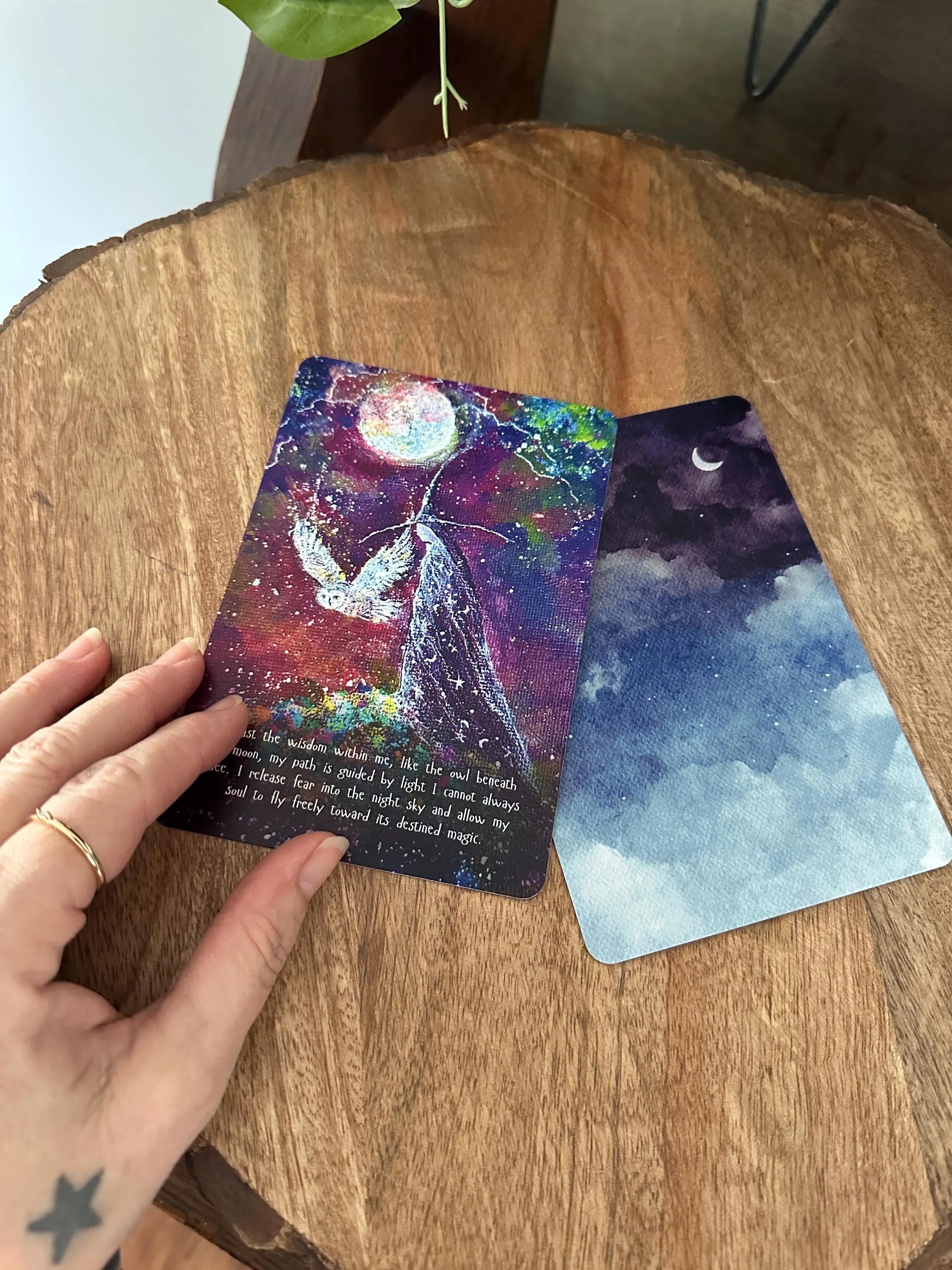 April '26 Single Affirmation Card - Witch Moon - Terri Ann Foss