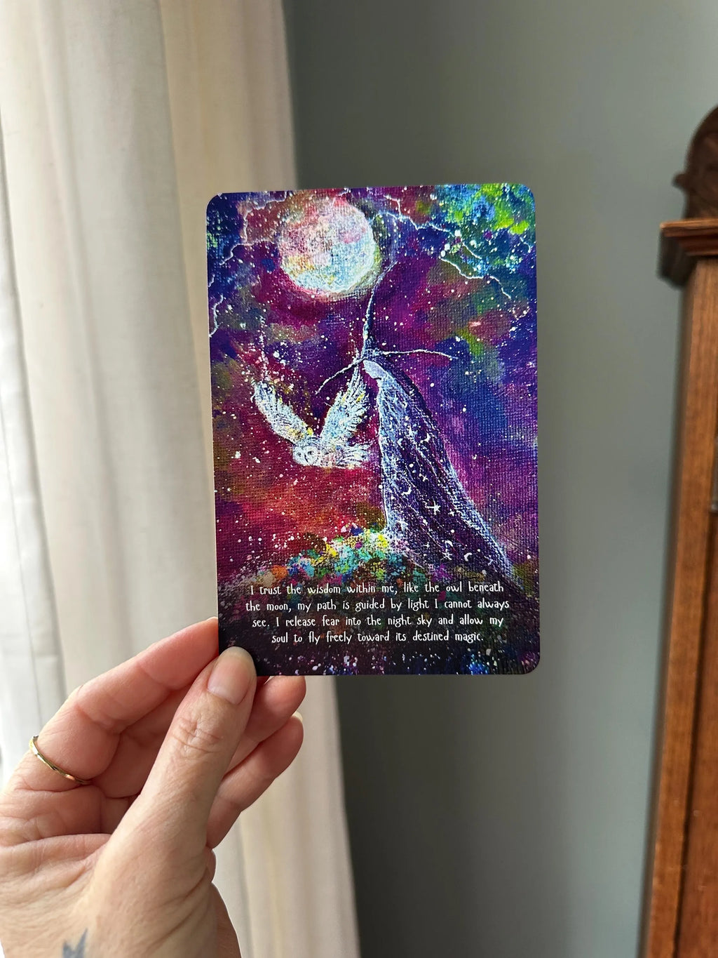 April '26 Single Affirmation Card - Witch Moon - Terri Ann Foss