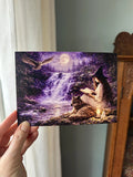 Witch's Wisdom – Witch Owl Moon - Signed Art Print - Terri Ann Foss
